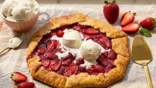 This Strawberry Galette Is SO MUCH EASIER THAN PIE!