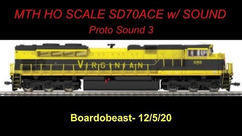 MTH SD70ACE with Proto Sound 3! | Crazy details and good sound!