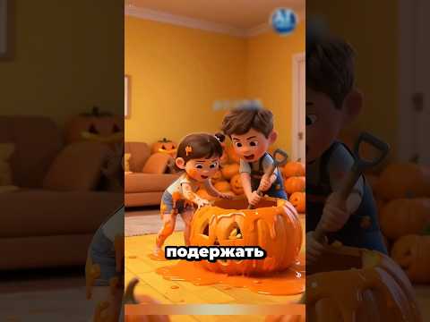 Ты не поверишь, что было внутри тыквы #youtubeshorts #shortvideo