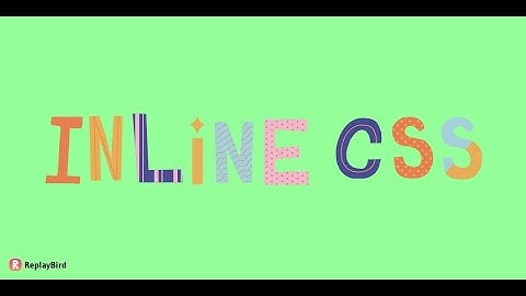 Inline CSS | Change colour using inline CSS | What is Inline CSS | GM Gondal Education | GM Gondal