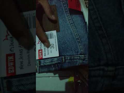 Review Belanja di  Zilingo celana  jeans  Edwin promo  