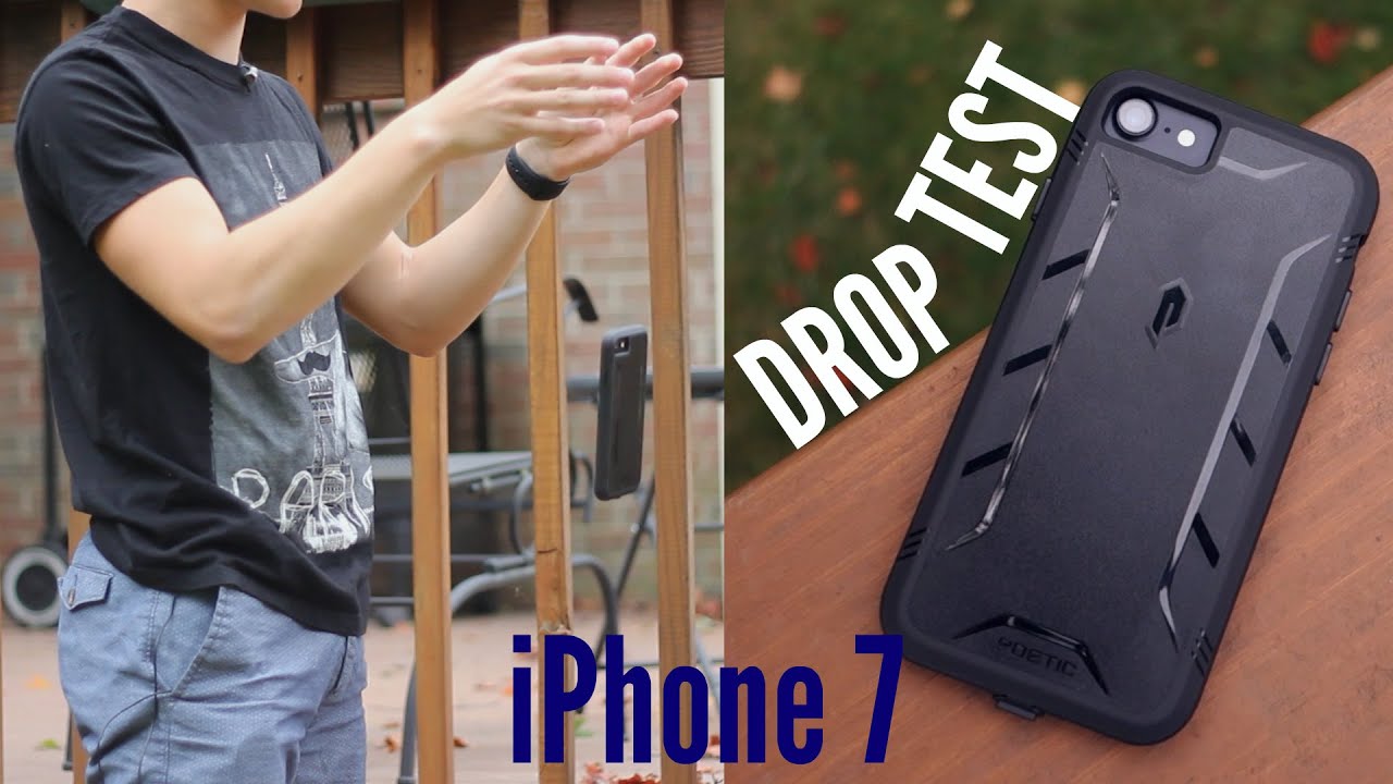 iPhone 7 Drop Test with Poetic Revolution Case! YouTube