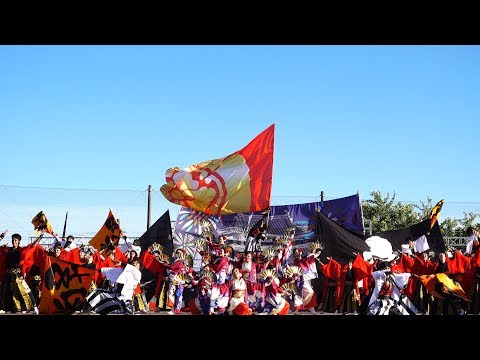 [4K]半布里　2017犬山踊芸祭　ファイナルチーム演舞（広角）