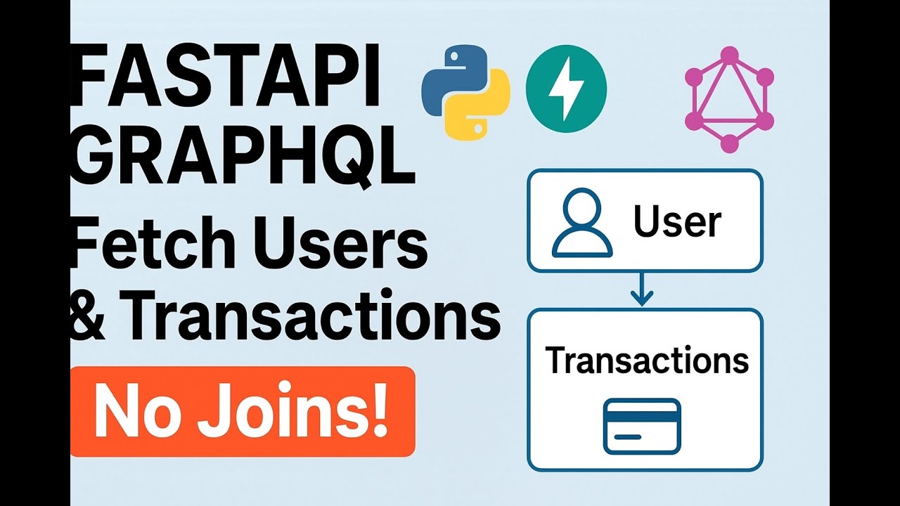 3 FastAPI GraphQL Tutorial: Fetch User and Transactions Using Strawberry (No Joins)