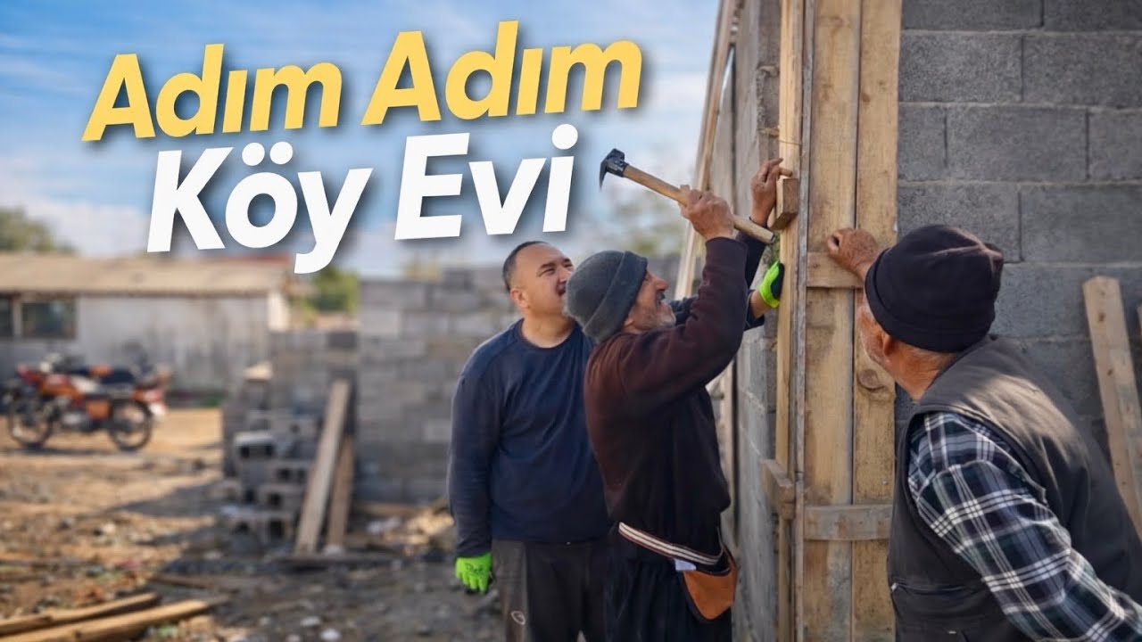 Temelden Çatıya Köy Evi Serisi #1 | Kolon Kalıbı Yapımı