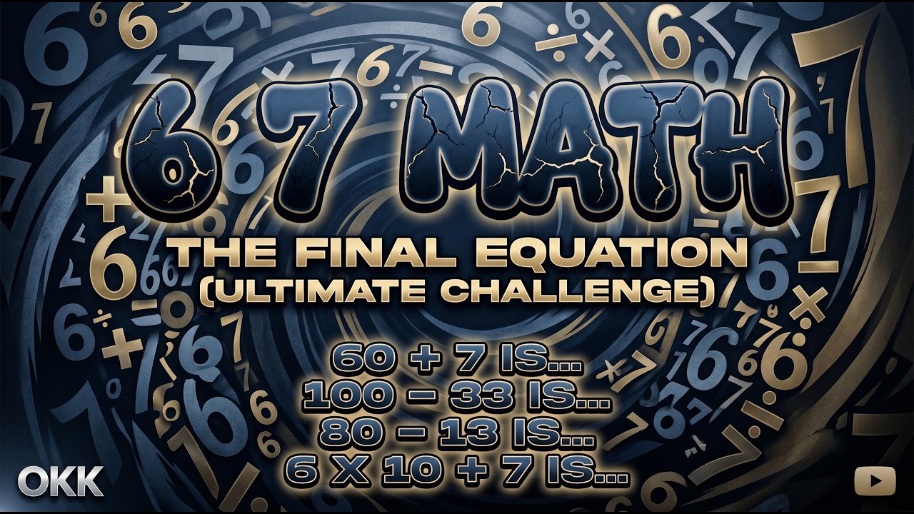 Watch OKK - 6 7 Math (The Brain Rot Math Challenge - Official Lyric Video) on YouTube Watch OKK - 6 7 Math (The Brain Rot Math Challenge - Official Lyric Video) on YouTube