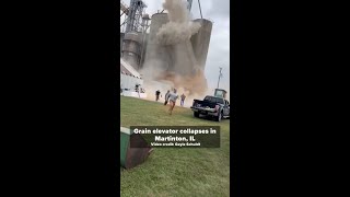 Grain bin collapses in northeast Illinois
