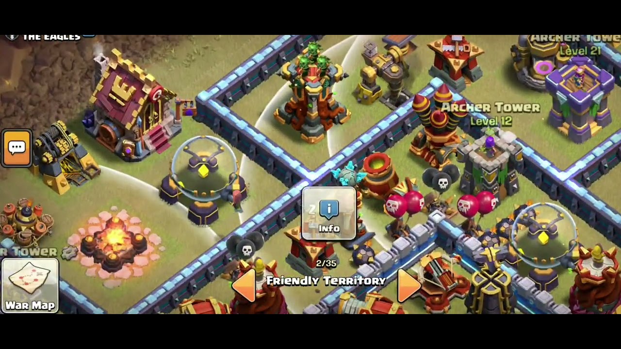 2 Clan Wars ⚔️ Dragon Attack | Lightning Spell Explained | Clash of Clans✅