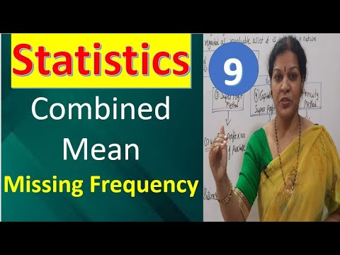 9. "Combined Mean - Missing Frequency"  from Statistics Subject