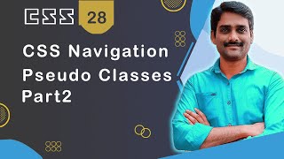 CSS Navigation Pseudo Classes Part 2 - CSS Tutorial 28 🚀