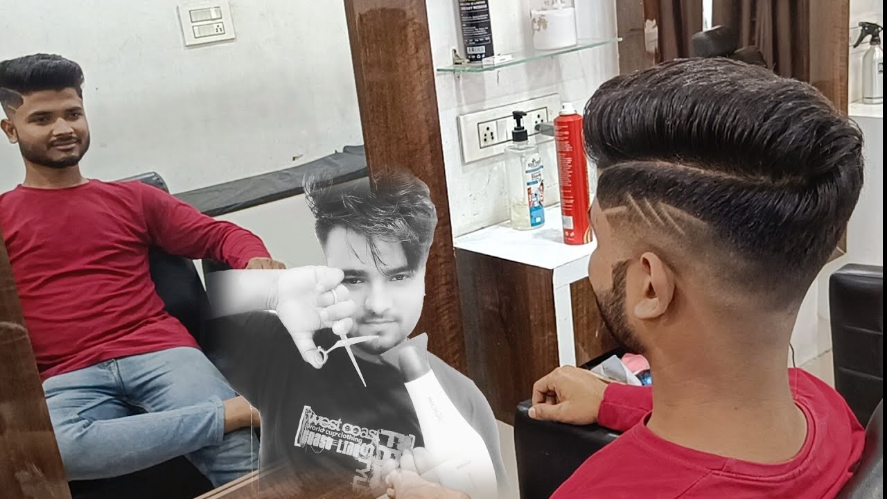 slope haircut kaise kare||fade haircut||Right choice unisex salon||# hairstyle #haircut #newhaircut - YouTube