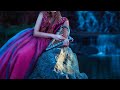 Relaxing Music 😌Heavenly Harp Instrumentals 😌Scenic Relaxation Waterfalls Video