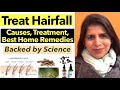 Treat Hair Fall  | Causes with Best Home Remedies | Learn How to Reduce Hair Fall | In Hindi