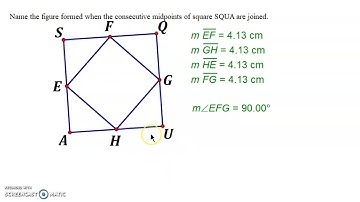 Midpoints of a Square