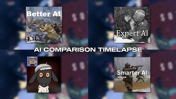 BETTER AI vs EXPERT AI vs SHEEP AI vs SMARTER AI [HOI4 AI Comparison Timelapse]
