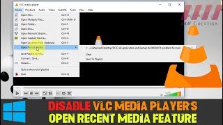 How to Disable VLC Media Player's Open Recent Media Feature screenshot 3