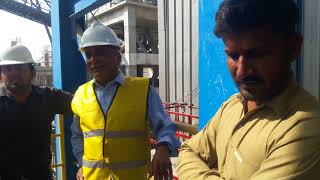 Inspection of elevator and cladding