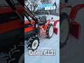 Японский трактор или Русская зима 😱 кто кого? #Kubota #минитрактор #тракор #уборкаснега #дача #снег