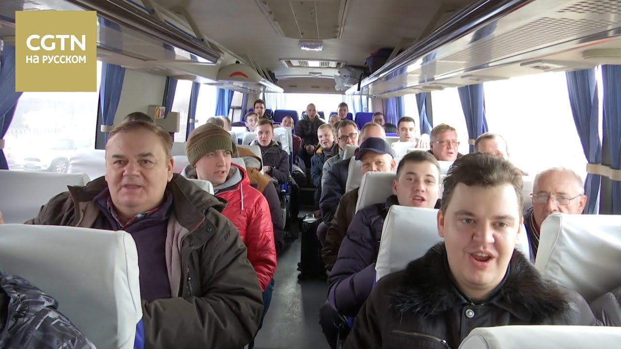 Ансамбль им. Александрова в Пекине посетил рынок "Хунцяо" - YouTube