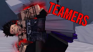 Fighting TEAMERS in ultimate battlegrounds