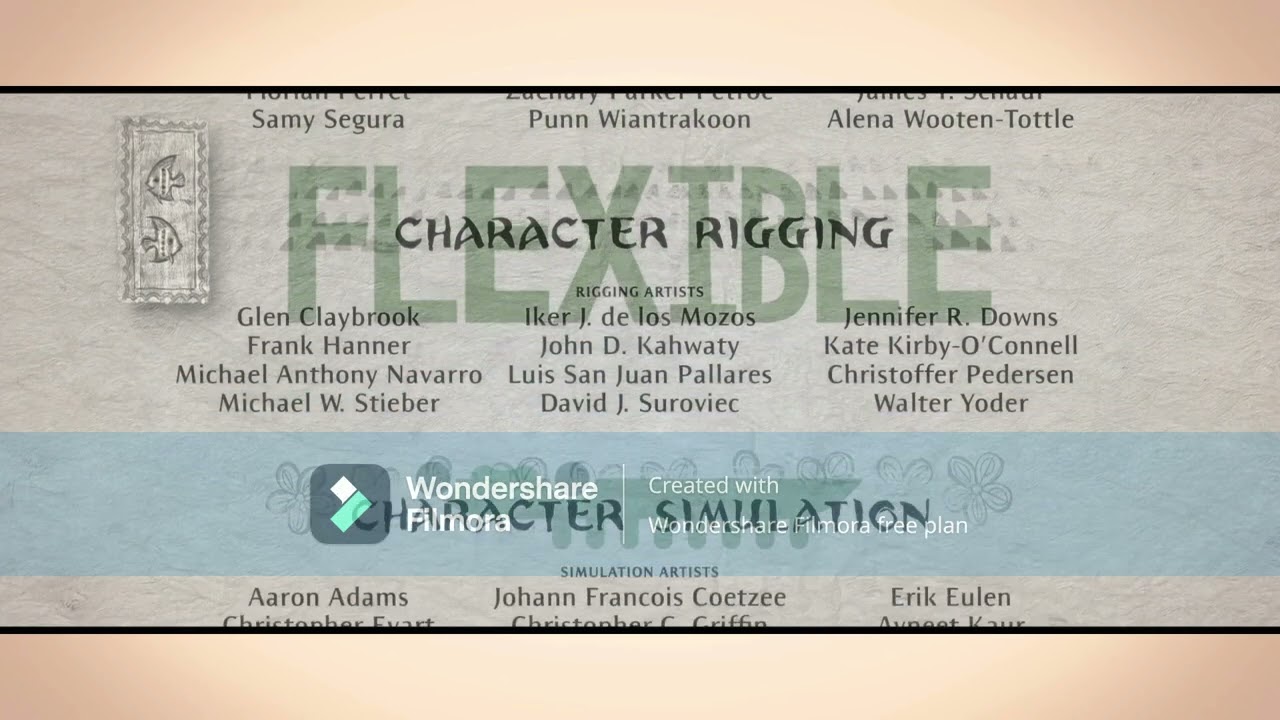 Moana Endless Alphabet End Credits (2016-2013)