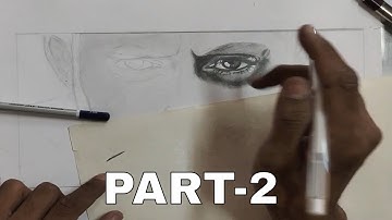 How To Drawing Salman Khan | Tutorial | Part-2 | SketchingWaseem