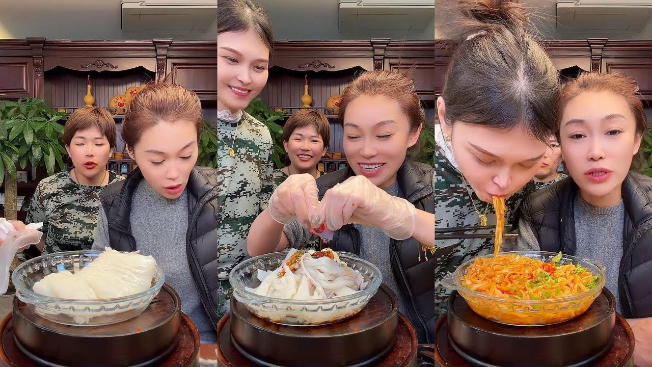 ASMR Chinese food eating show Mukbang。라드 먹기  족발  쇠고기 위 철저히 요리。ラードを食べる。煮肉  吃猪油。把子肉  101221 697