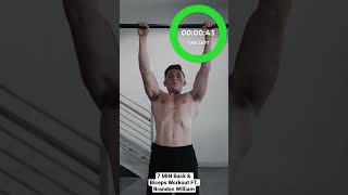 7 Min Back & Biceps Workout Ft. Brandon William