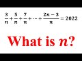 Can you find the value of n?