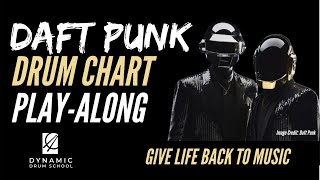 Daft Punk | Give Life Back to Music Drum Chart/Transcription Play-along