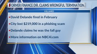 Hilliard's former finance director claims wrongful termination, used as 'scapegoat' in phishing scam