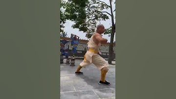 Chinese shaolin monk