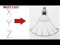 How to draw a Girl Backside Drawing with pencil || Girl Drawing easy Step by step || Girl drawing