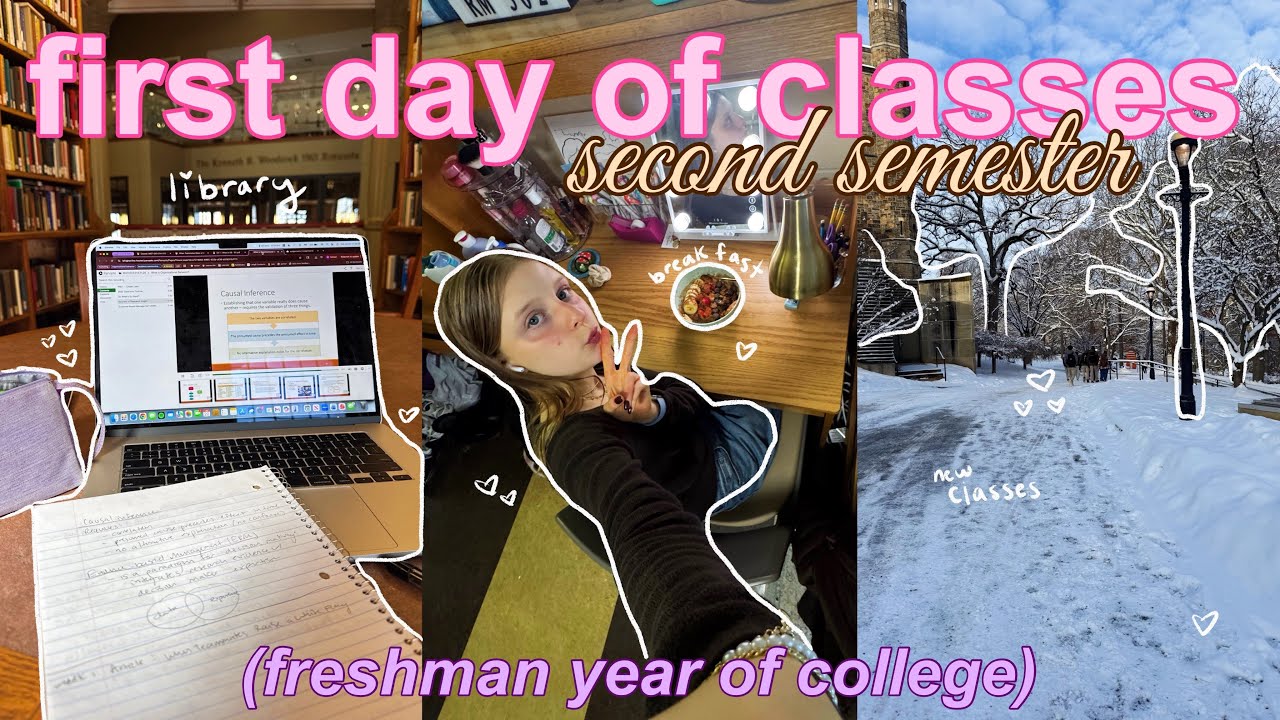 Первые дни занятий второго семестра✏️📚✨ (первый курс колледжа)