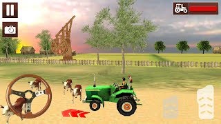 Heavy duty tractor drive 3d : real farming games - android gameplay #androidgames screenshot 3