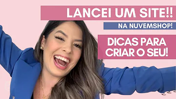 Como criar um site de vendas grátis Nuvemshop?