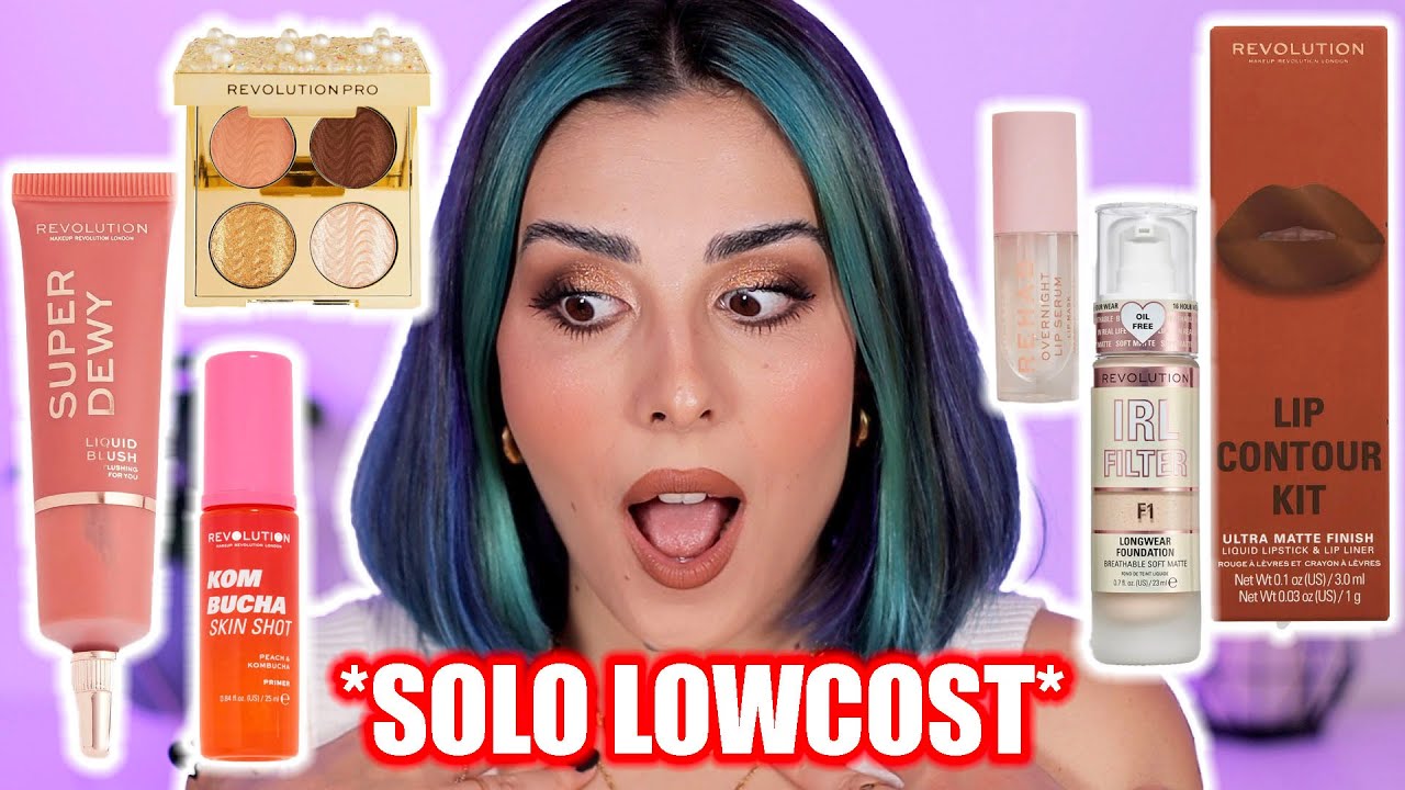 FULL FACE LOW COST CON MAKE-UP REVOLUTION || AMBRA JESS