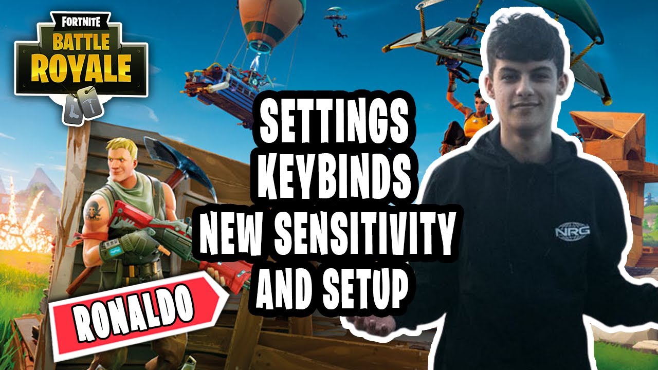 Stable Ronaldo New Fortnite Settings keybinds Sensitivity and Setup