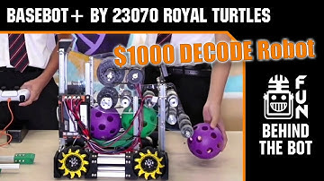 DECODE $1000 BaseBot+ | Behind the Bot  #firsttechchallenge