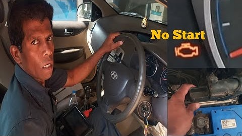 immobilizer Security Light Not Working Hyundai i20 | Car Not Start