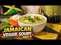 “Island Vitality Soup: A Jamaican Blend of Carrot, Broccoli & Cauliflower for Wellness”