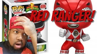 POP ALERT #37 Red Metallic Mighty Morphin Power Ranger (Funko Pop)