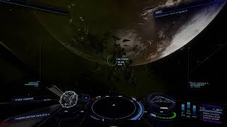 CMDR Odessa Iskaryn tries to find Meta-Alloys in Titan wreck site.