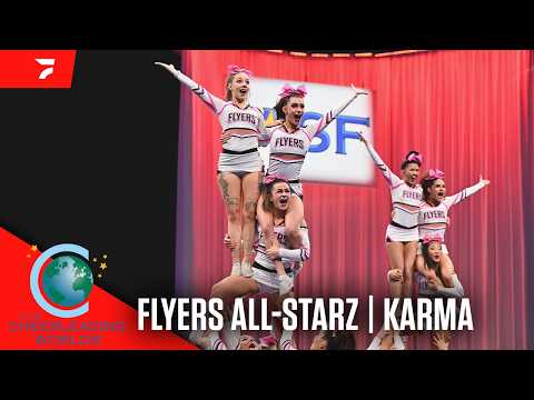 Flyers All Starz Karma - 2026 The Cheerleading Worlds Semis - FULL ROUTINE WITH MUSIC