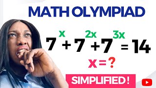 A Nice Math Olympiad Exponential Equation |Solve for x| #algebra