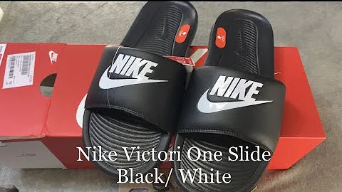 Nike Victori One Slide - Black & White - Quick Unboxing