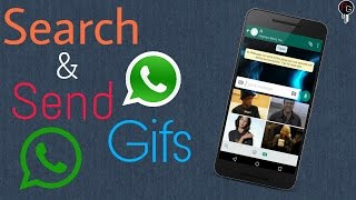 How To Unlock Gif Menu In Whatsapp||Search Online and Send Gifs To Your Whatsapp Friends,Groups screenshot 5