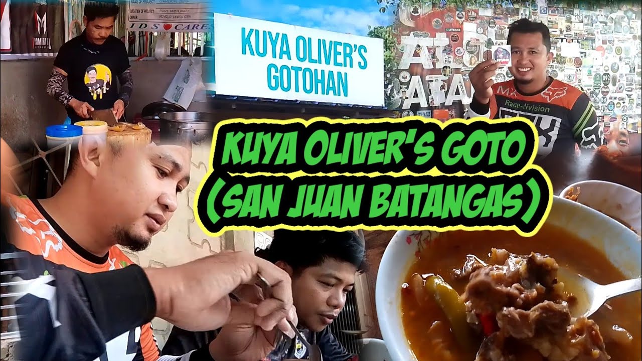 Kuya Oliver's gotohan (sanjuan Batangas) sabaw pa lang ulam na., - YouTube