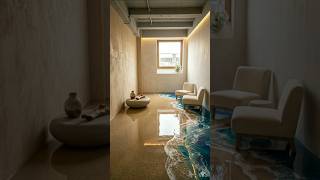 This Floor Looks Like a Beach 😍 Epoxy Ocean Transformation