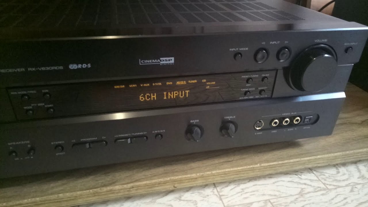 Проверка перед продажей , ресивер Ямаха Rx V-630 - YouTube